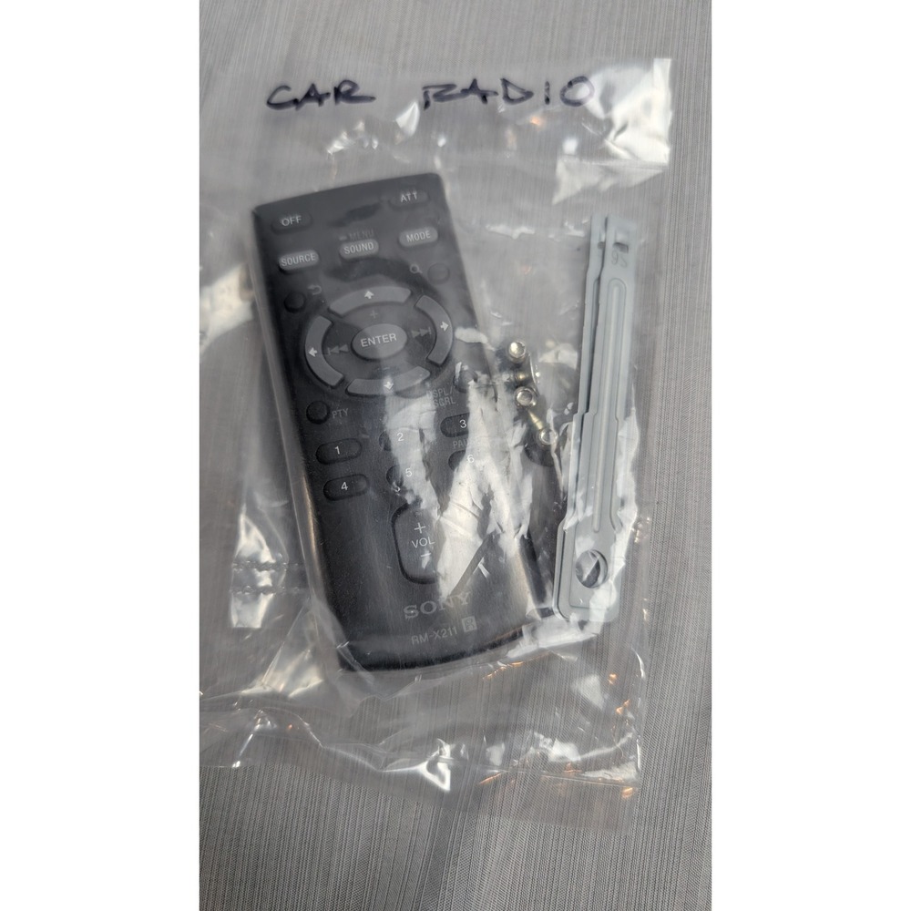 Sony Car Audio Remote Control RM-X211 Wireless Controller Mounting Hardware